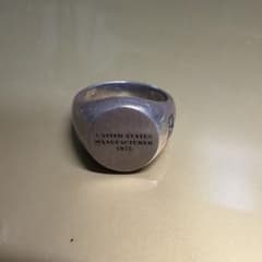 AVX スタンプピンキーリング AVIREX silver ring - メルカリ