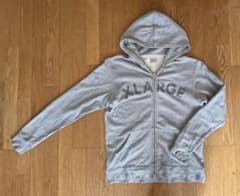 XLARGE エクストララージ ジップアップパーカー グレーのサムネイル