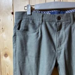 SS375 ZARA ザラ 綾調 カジュアル パンツ 杢グリーン メンズ 31