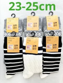 23-25cm×6足　ユニクロ　ヒートテックソックス