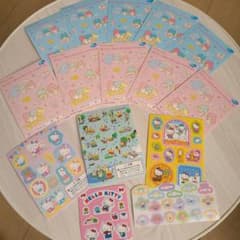 非売品 サンリオシール まとめ売り キティ シナモロール けろけろけろ