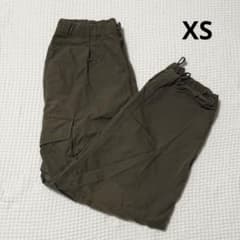 UNIQLO U ワイドフィットパラシュートカーゴパンツ オリーブ XSのサムネイル