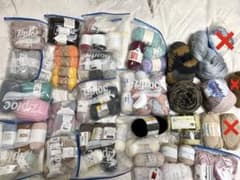 毛糸70個以上まとめ売りのサムネイル