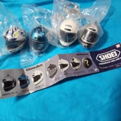 SHOEI ヘルメットキーホルダー4個セットのサムネイル