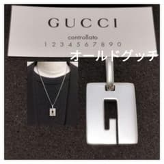 GUCCI ネックレス トップ プレート オールドグッチ ヴィンテージ 