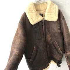 初期 USA製 AVIREX B-3 リアルムートン フライトジャケット