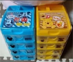 くまのプーさん ミッキーマウス 5段収納ケース 2個セットのサムネイル