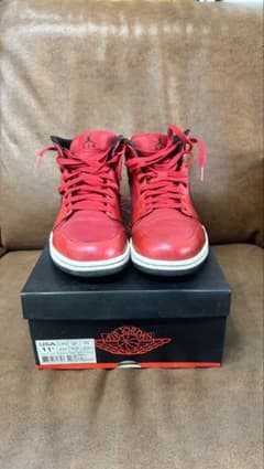 AJ1 Air Jordan 1 オールレッド 赤　29.5cmのサムネイル