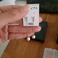 CHISA様専用新品淡水パールピアスのサムネイル
