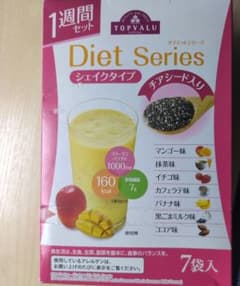 トップバリュダイエットシリーズシェイクタイプチアシード入り7袋入り