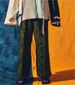 【MAISON SPECIAL】ワッシャージャガードワイドパンツのサムネイル