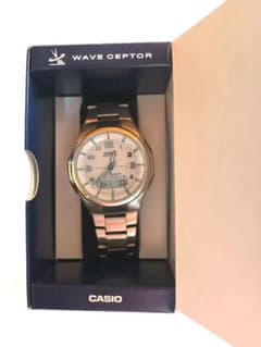 CASIO ソーラー電波時計 WAVE CEPTOR アナデジ 腕時計のサムネイル