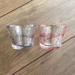 津軽びいどろ お猪口 ペア セットのサムネイル