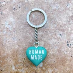 HUMAN MADE ヒューマンメイド グリーン ハート キーホルダー ラバー