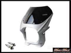 180φ汎用ビキニカウル/8mm ボルト付き シルバー - メルカリ