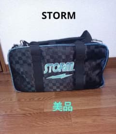 HI-SP STORM 2ボール バッグ　美品　ブラック　ブルー　 ボウリングのサムネイル
