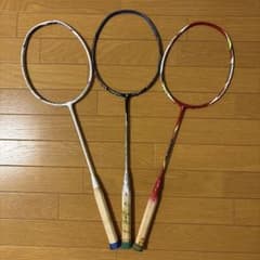 バドミントンジャンクラケット3本セット - メルカリ