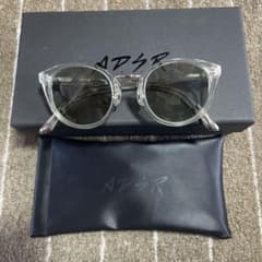 ADSR キャットアイ サングラス クリア - メルカリ