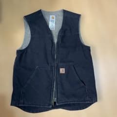 Carhartt ブラックベスト M ヴィンテージ　古着　ダックベストのサムネイル