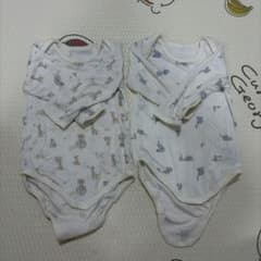 Cottoli ボディスーツ　2枚セット　動物のサムネイル