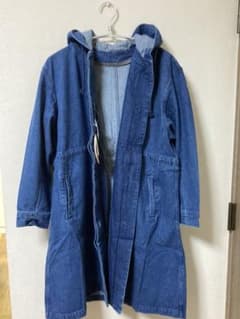 【値下げ】スプリングコート　デニム　（新品）のサムネイル