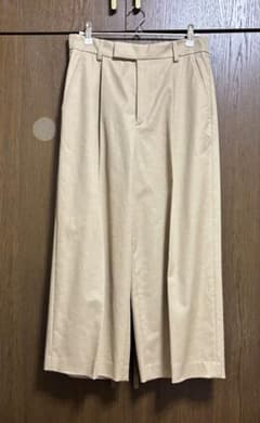 【未使用】23区 カルゼストレッチ クロップドパンツ 38 キャメル