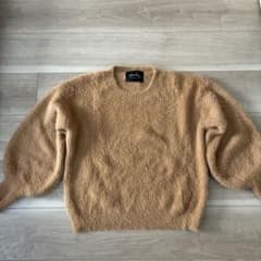 ボリュームスリーブ ベージュニットのサムネイル