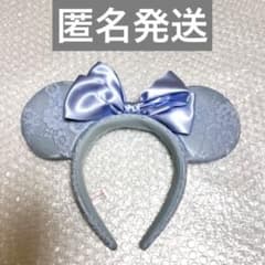 ディズニー　カチューシャ　ブルー　ミニーマウス