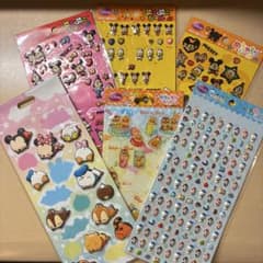 平成レトロ ディズニー シール 6種セットのサムネイル