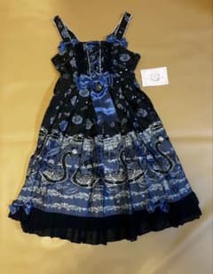 【ブラックスワン ハイウエスト JSK】& 【バレッタ】メタモルフォーゼ ブラックスワン ハイウエスト JSK】& 【バレッタ】メタモルフォーゼ