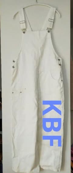 KBF✩.*˚白デニムリメイクオーバーオールのサムネイル