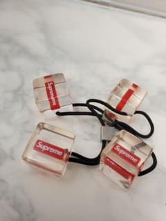 Supreme ヘアアクセサリー ヘアゴム 2点セット - 3