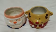 クリスマス サンタ トナカイ デザートカップ 2個セットのサムネイル