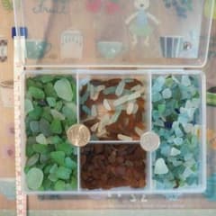 シーグラス　形・色・サイズ　色々のサムネイル