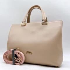 Longchamp オノレ 2wayバッグ 斜め掛け ピンク系 h438 - メルカリ