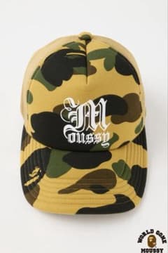 MOUSSY × A BATHING APE REISSUE MESH キャップ MOUSSY A BATHING APE REISSUE MESH キャップ - メルカリ
