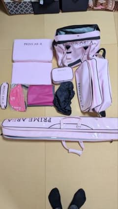 旧PRIME AREA へらバッグ セット ピンク中古のサムネイル
