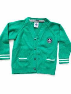 PETIT BATEAU（プチバトー）ベビーカーディガン 12m ニット 長袖のサムネイル