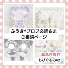 ふうき*プロフ必読さま ご相談ページ （ぬい服オーダー） - メルカリ