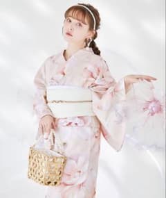 Dita 浴衣 ピンク 帯セット - メルカリ