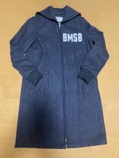 BMSB セーラーカラーウールコート ダークグレーのサムネイル
