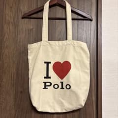 I love Polo トートバッグ ベージュのサムネイル