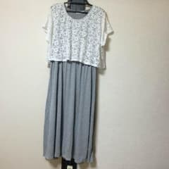重ね着風 ワンピース新品のサムネイル