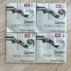 バイオリン 弦 Violin Strings 4本セット 1/8 - メルカリ