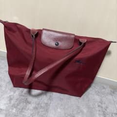 “Longchamp ロンシャン トートバッグ　ボルドー　フランス製