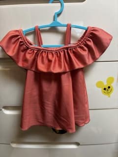 フリル付き水着セット（ピンク）のサムネイル
