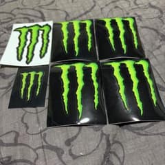 モンスターステッカー5枚のサムネイル