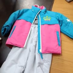 子ども用 スキーウェア 青・ピンクのサムネイル