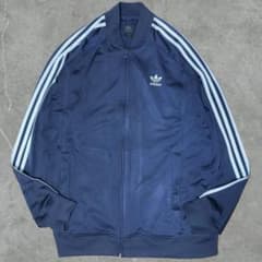 154 adidasトラックジャケット XL 紺ATP 復刻 BIGSIZE - メルカリ