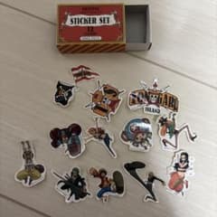 도쿄 원피스 타워 한정 ONE PIECE 스티커 세트 BOX 첨부 레어